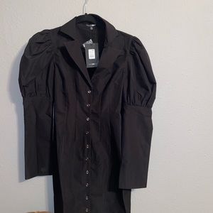 Puffy shoulder dress